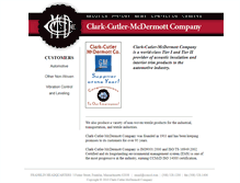 Tablet Screenshot of clarkcutlermcdermott.com
